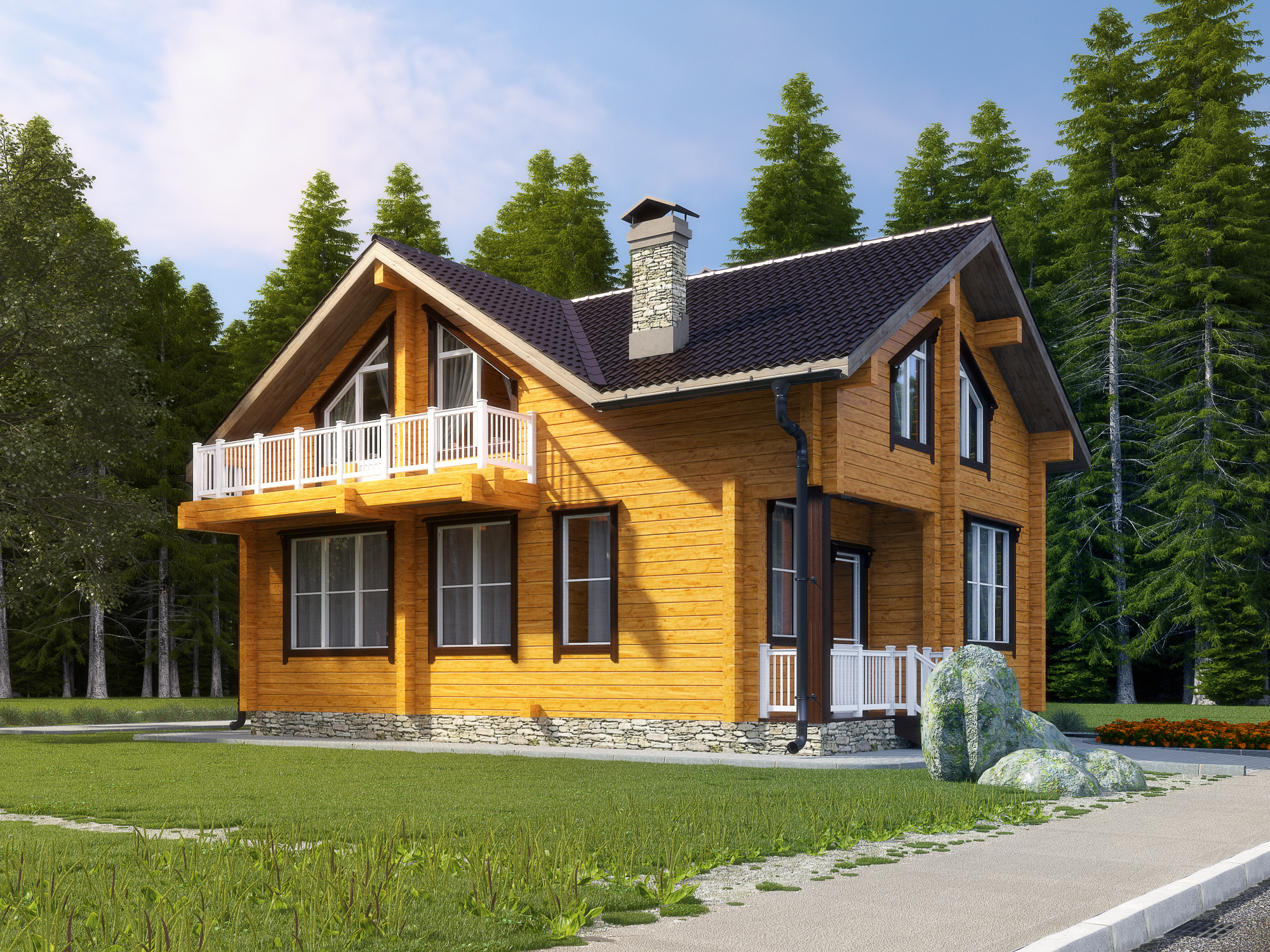 Спонсор выставки «Деревянное домостроение» / Holzhaus – АПС-Домостроительный комбинат